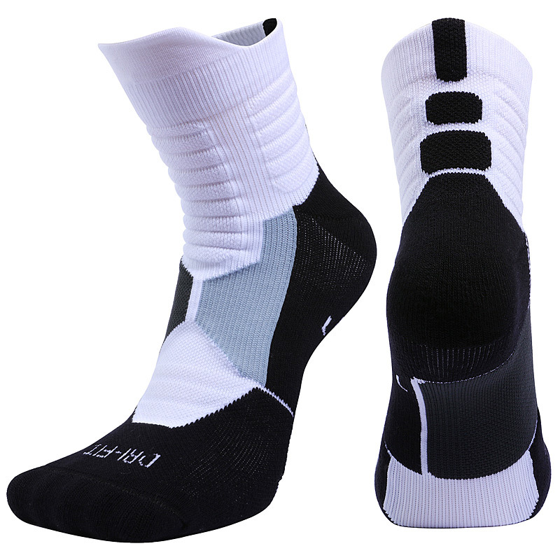 Sports Socks For Men Women Ankle Socks Basketball Elite Adult Sports Socks Combed Cotton Socks Towel Bottom